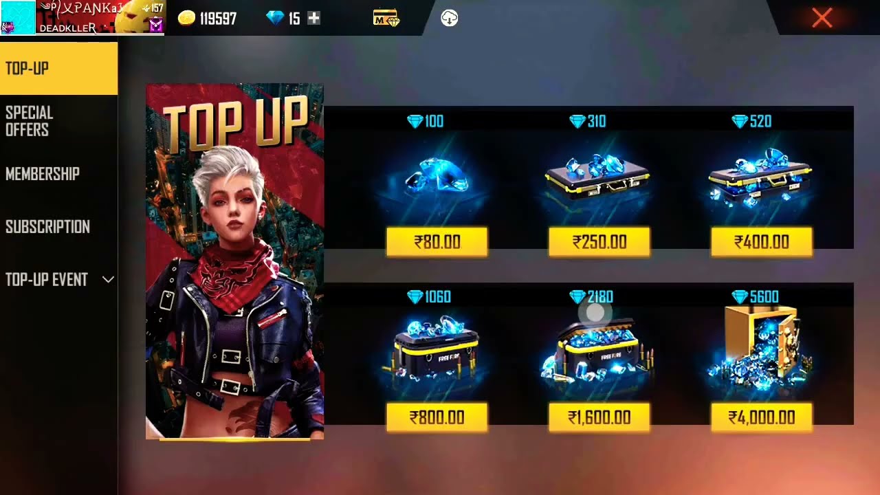 Diamond glitch - Free Fire || No topup 😔😑 || 