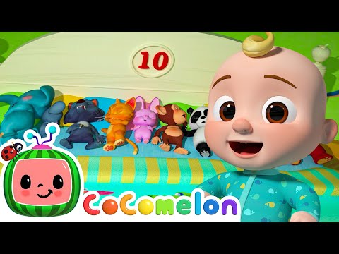 😴 Ten in the Bed - Sleepy Accidents! 😴 | @CoComelon  | 🔤 Moonbug Subtitles 🔤