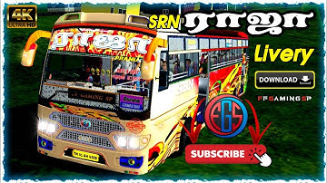 SRN RAJA LIVERY DOWNLOAD NOW @srs_gaming_bussid