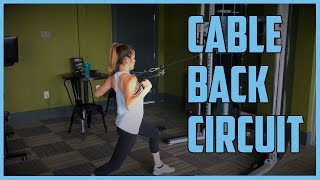 Cable Workout: Back Circuit