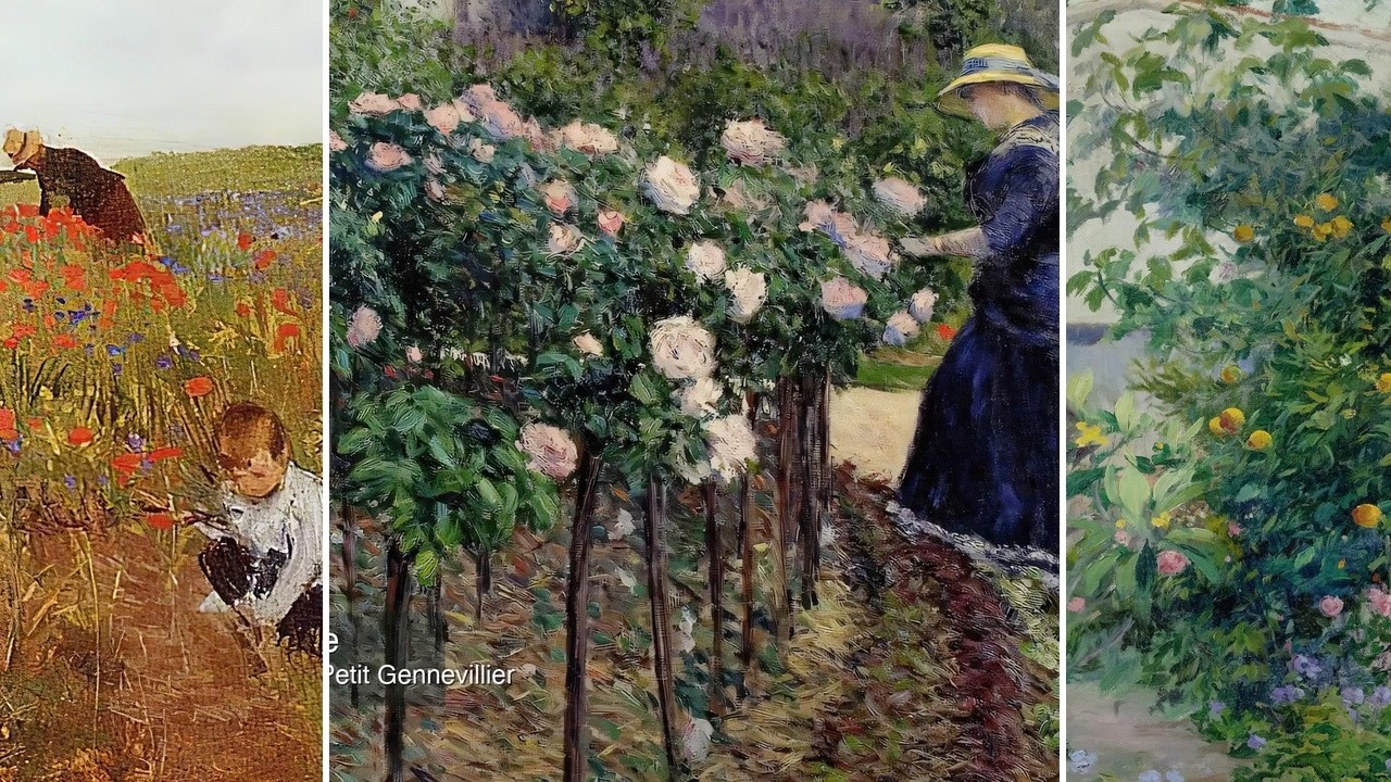 Impressionist Art TV — Silent Art Gallery · July 12 Afternoon | Roses in the Garden a… & others