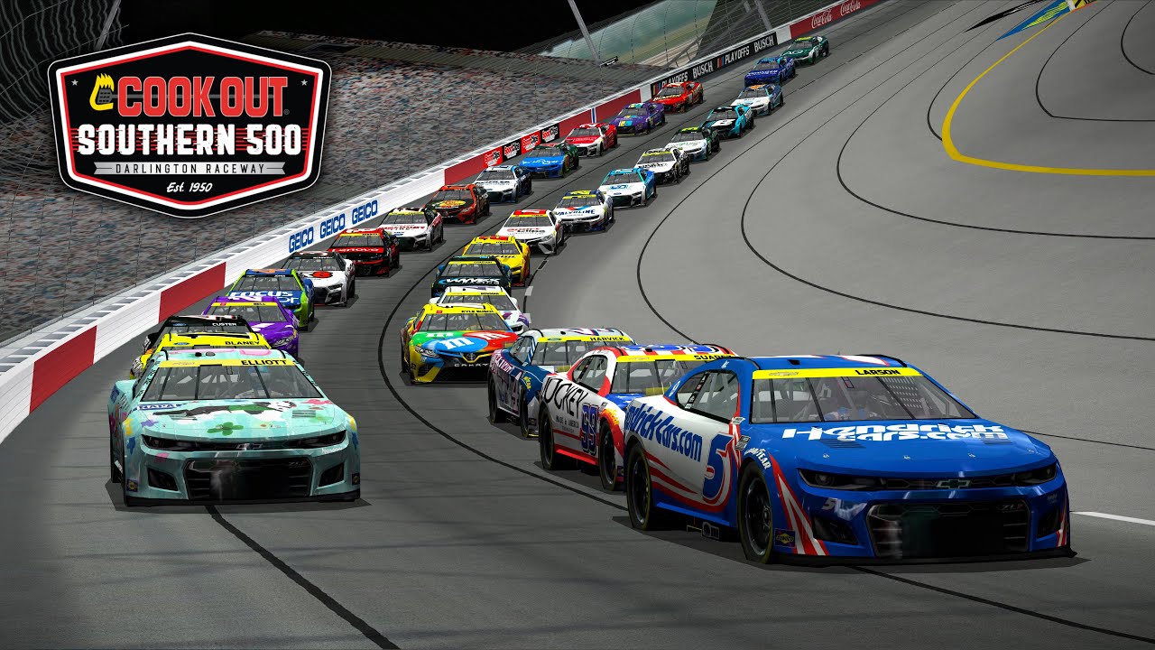 Simulating the 2022 Cook Out Southern 500 Darlington NR2003 LIVE STREAM EP612