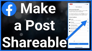 How To Make Facebook Post Shareable
