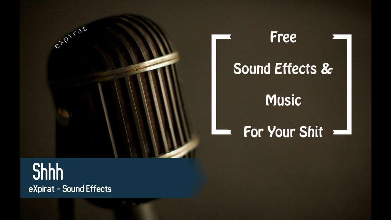 Shhh Quiet Sound Effect 2017 YouTube