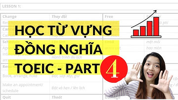 HỌC TỪ VỰNG ĐỒNG NGHĨA TOEIC - CÁCH TĂNG TỪ VỰNG THƯỜNG GẶP VÀ TĂNG ĐIỂM TOEIC NHANH