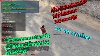 Famous Cience menu UPDATE!!  Nk's lua executor cheapest on the market Net Worth