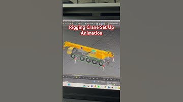 Rigging Crane Animation in 3dsmax 🏗️ #youtubeshorts #shortsfeed #shortvideo #shorts #fyp