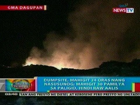 Bp Dumpsite Sa Dagupan City Mahigit 24 Oras Nang Nasusunog Youtube
