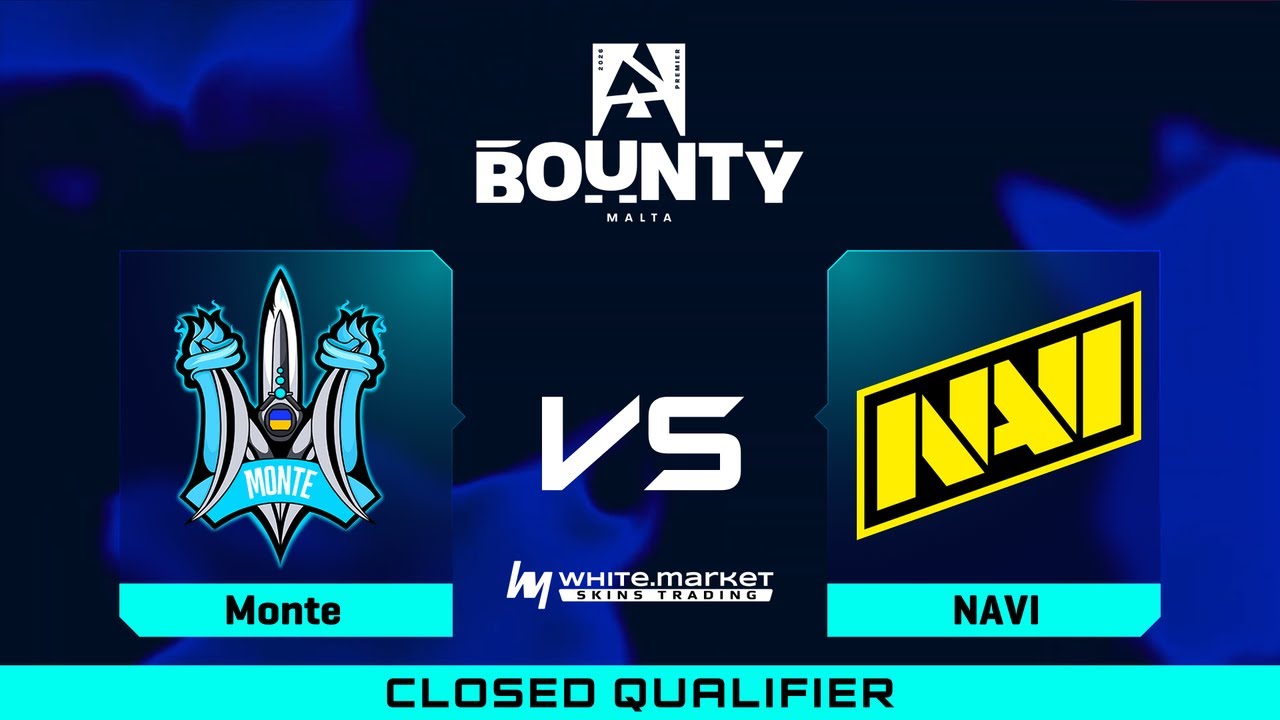 Monte проти NAVI | Карта 1 | BLAST Bounty 2026 Season 1