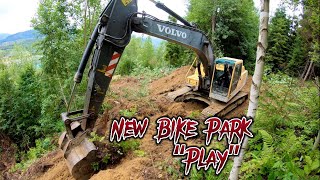 New Bike Park “Play” coming soon. Процес будівництва та кілька кадрів з готових ділянок.