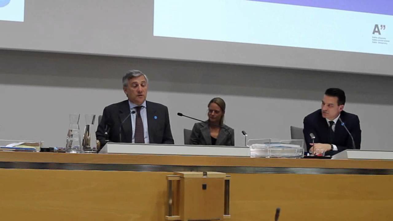 EDII Press Conference: EU Commission Vice President Mr Antonio Tajani, 17.9.2012 aaltonen