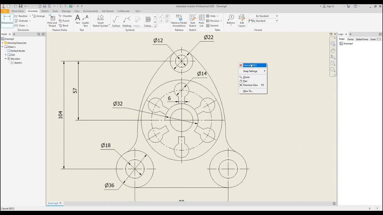 AutoDesk Inventor Training - Day 2 انفنتور بالعربى - YouTube