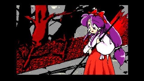 Touhou 1: HRtP Konngara boss fight