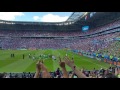 Irish fans sing Fields of Athenry to their team after Euro 2016 elimination