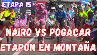 RESUMEN ETAPA 15 GIRO DE ITALIA 2024/QUINTANA BATALLA CON POGACAR by SIN CADENA 45,635 views 10 days ago 11 minutes, 49 seconds