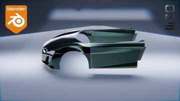 ( #blender ) AUDI R8 SPYDER  Lesson #5_5 ( Doors )