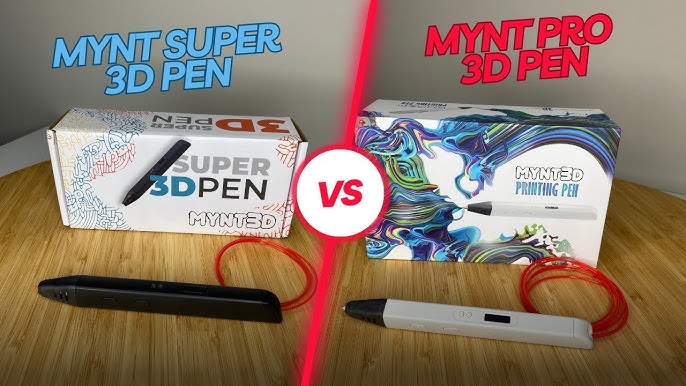 MYNT3D Super 3D Pen, 1.75mm ABS and PLA Compatible 3D Printing Pen