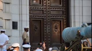 Bancroft Doors Slamming on I-Day June 2016 (USNA Class of 2020)