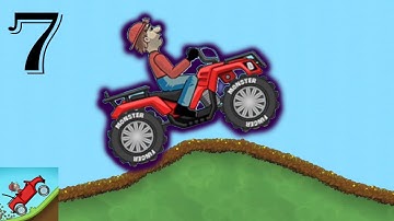 Hill Climb Racing Gameplay Walkthrough Part 7 - Quad Bike    ( Android / iOS )