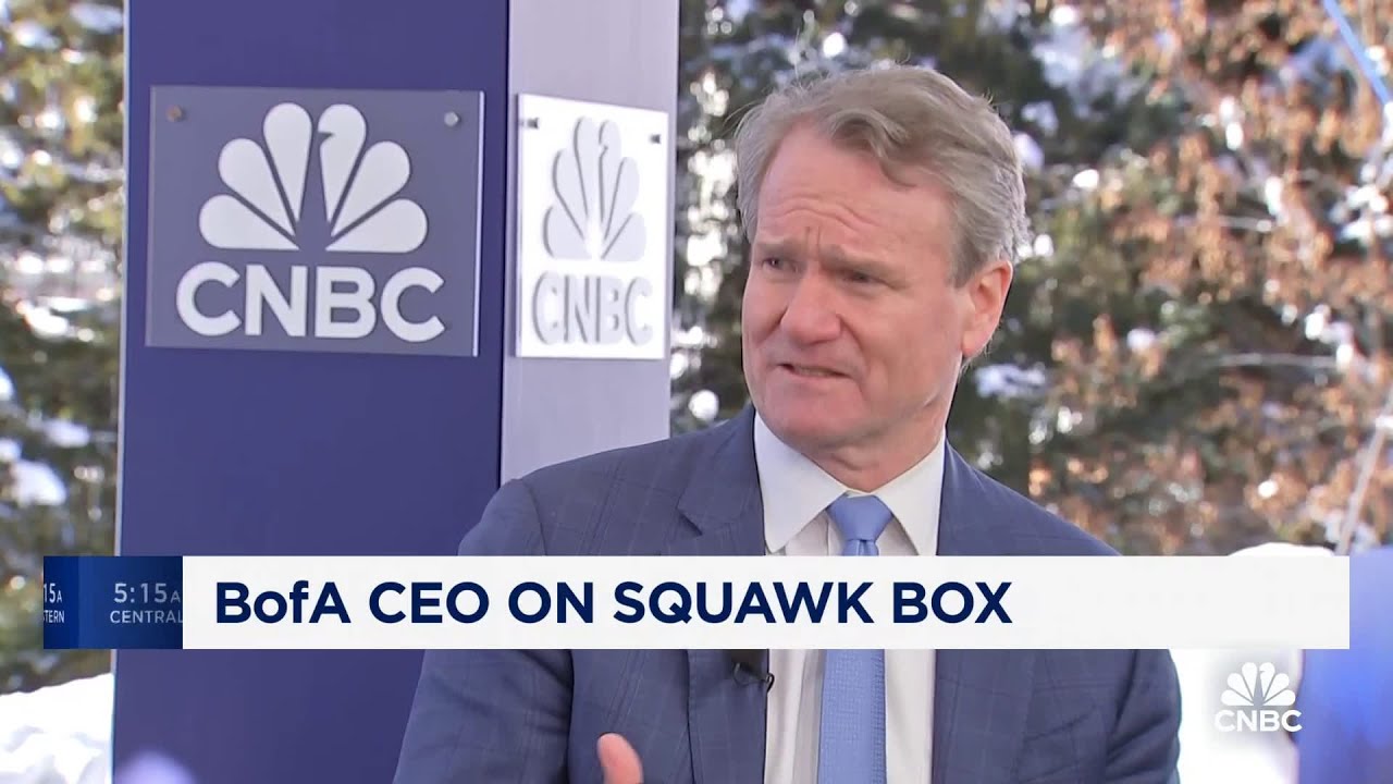 Bank of America CEO Brian Moynihan on Zelenskyy meeting, commercial
