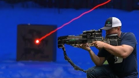 Shooting Carbon Arrows and Bolts with Lighted nocks from a Crossbow