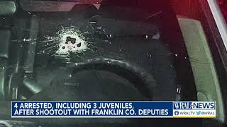 Man, 3 juveniles arrested after shootout with Franklin Co. deputies, string of robberies