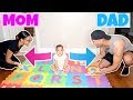 WHO DOES OUR BABY LOVE MORE?? MOM vs. DAD!