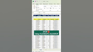 Stop using VLOOKUP and XLOOKUP! Switch to DGET for faster, cleaner data retrieval in Excel!