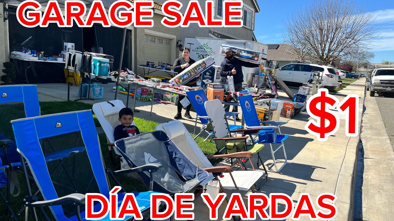 LO QUE SE ENCUENTRA EN LAS YARDAS EN LOS ESTADOS UNIDOS GARAGE SALE 