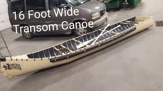 Canoe. 16 Foot, wide transom Sportspal / Radisson canoe