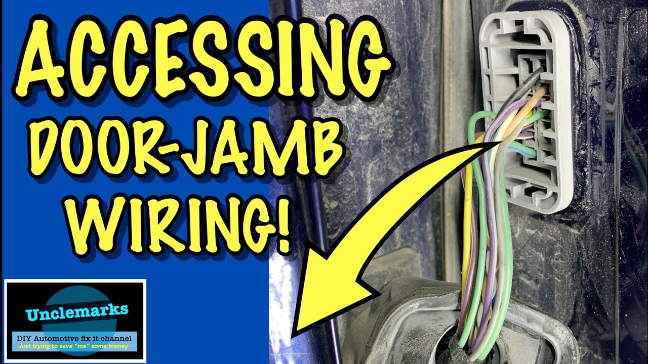 How to access remove door jamb wiring on ford other vehicles youtube