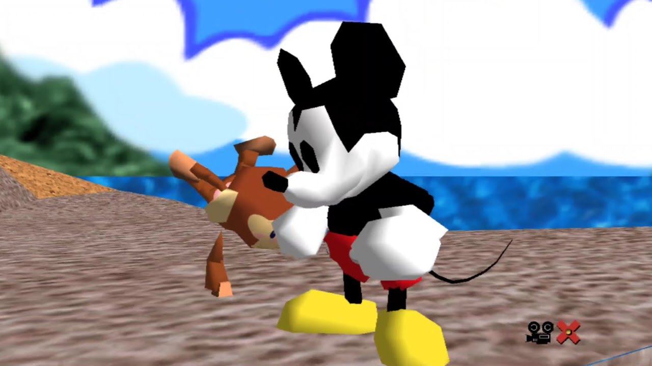 Super Mickey Mouse 64 HD Textures MollyMutt's Full Screen 16:9 Tall Tall Mountain Complete Android