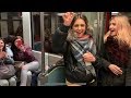 Beloe Zlato - в метро Берлина // Girls in the subway of Berlin!