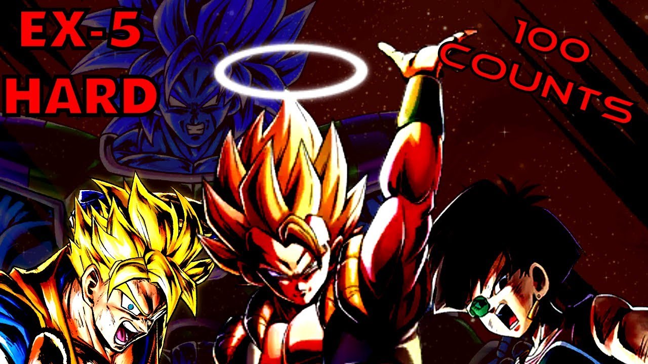 SUPER SAIYAN BROLY EX-5 HARD CHALLENGE BATTLE UNDER 100 COUNTS | DRAGONBALL LEGENDS!