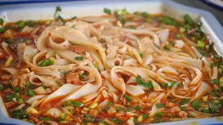 中国特色美食：云南米干Rice Noodles/Rice Roll【Chinese Food】