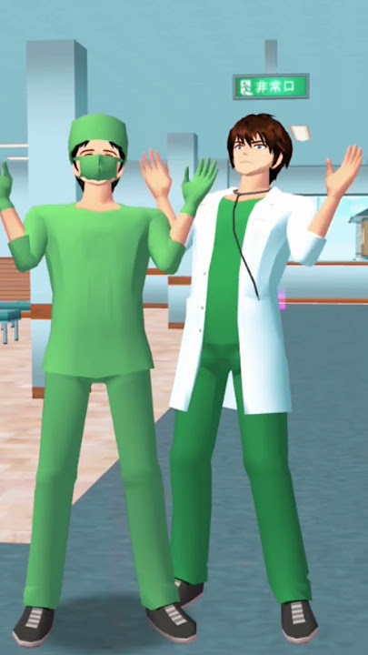 Perawat itu meremas kedua dokter itu🤣#sakuraschoolsimulator#shortvideos#viralvideos