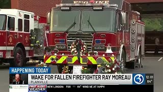 VIDEO: Preparing for fallen firefighter Moreau's wake