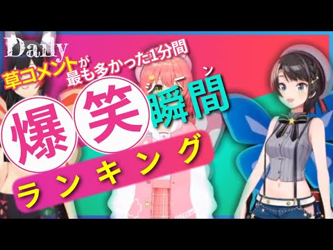 【12月30日】ホロライブ草コメントランキング TOP10