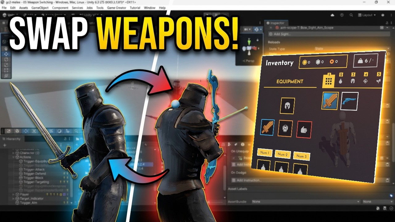 Build a Complete Weapon System in Game Creator 2 — Melee, Shooter ...