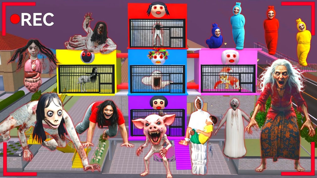 Yuta Mio Panik Buat Penjara Warna Warni Paling Aman Dari Banyak Kumpulan Hantu Serang Kota Sakura 😱😱