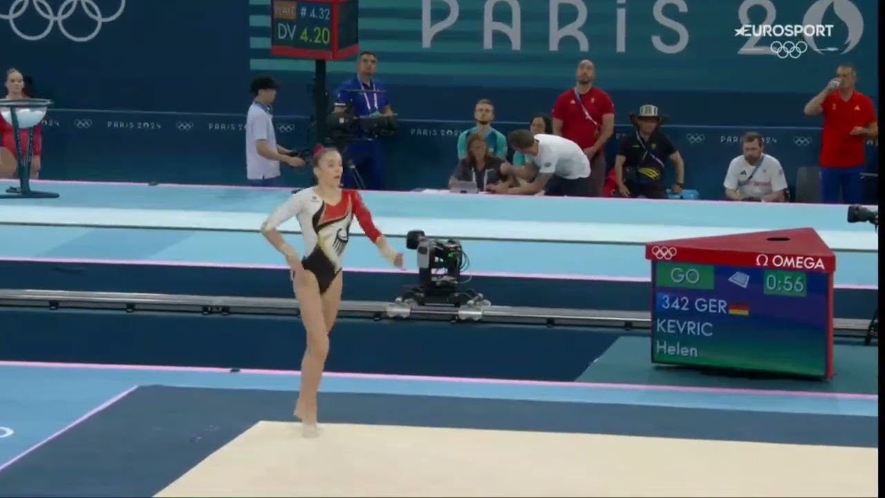 Helen Kevric Floor All Around 2024 Olympics