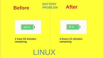How to prevent Battery From Fast Discharging in Linux OS || Quick discharge Solution all Laptops