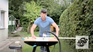 wolfcraft MASTER cut 1500 - work and machine table