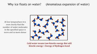 Why Ice Floats on Water