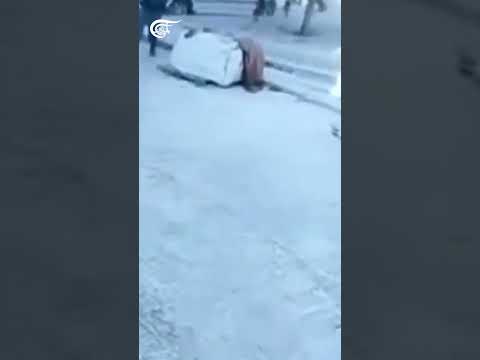 جنود الاحتلال يلاحقون طفلة فلسطينية خلال اقتحام نابلس