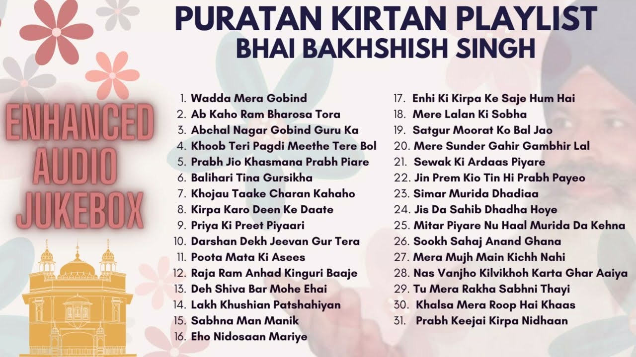 Puratan Kirtan Best Shabads by Bhai Bakshish Singh Old Recordings Playlist Jukebox  PuratanKirtan 4K