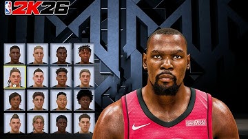 Best Kevin Durant Face Creation NBA 2K26! How To Make KD Face