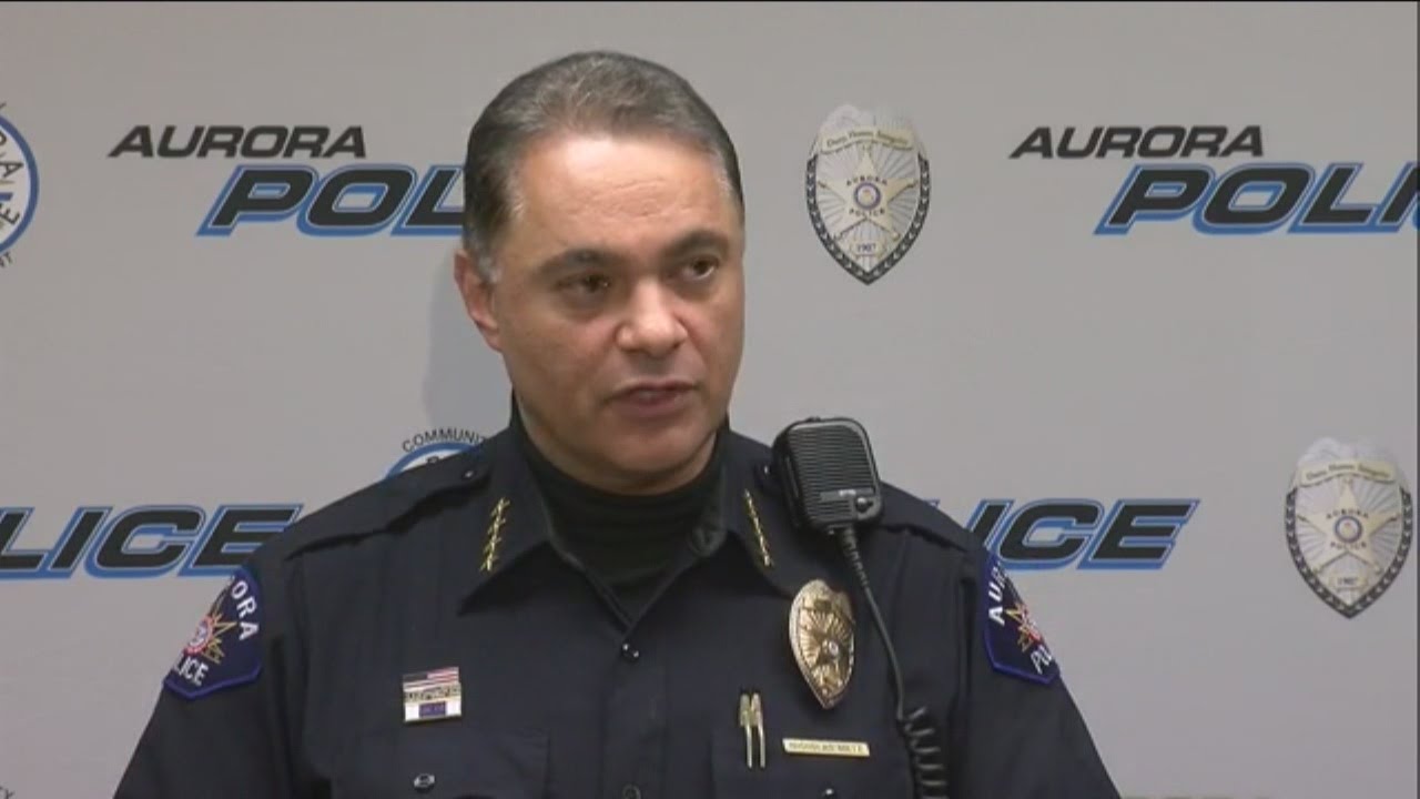 Aurora Police Chief: Officer slipped, accidentally shot suspect - YouTube