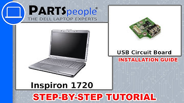 Dell Inspiron 1720 USB Circuit Board Replacement Video Tutorial