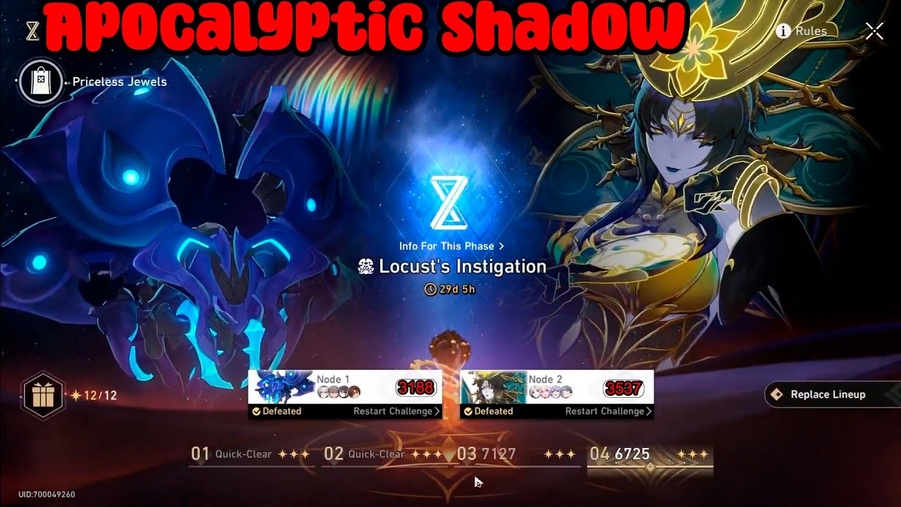 3.0 Apocalyptic Shadow: Locust's Instigation Phase 4 [F2P] [HSR]